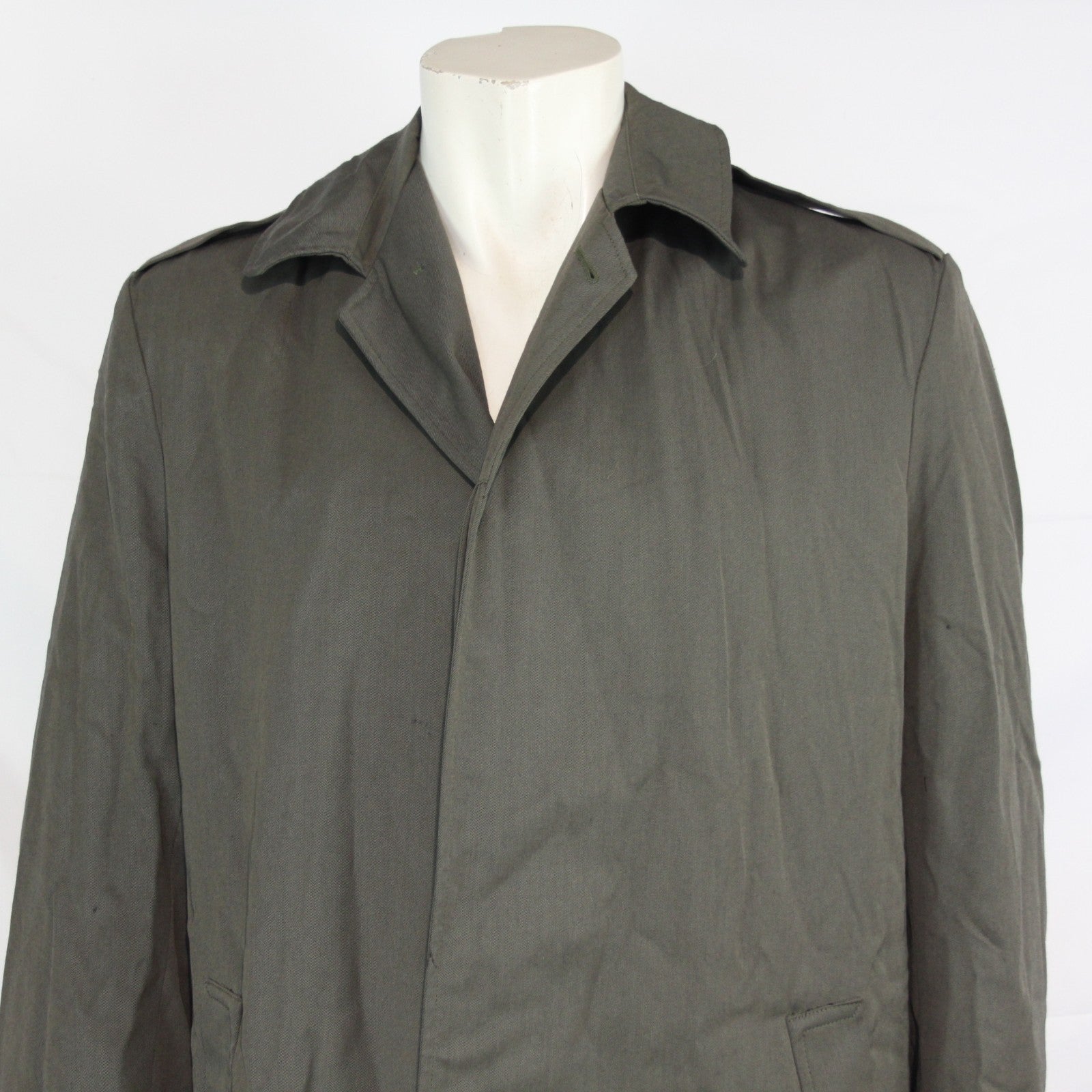 Genuine Surplus British Royal Marines Raincoat Grey Khaki 40-42" (3337)
