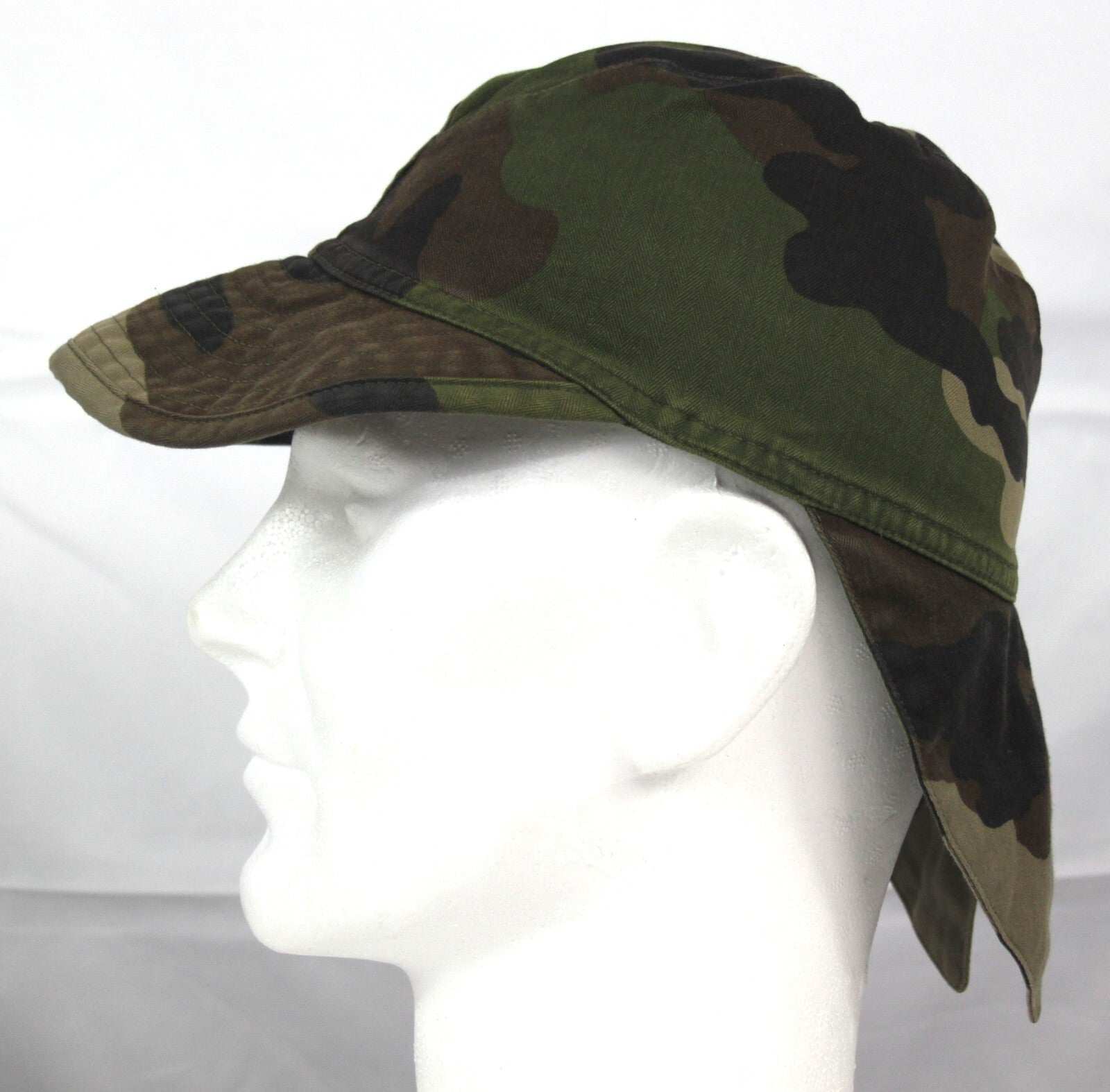 Genuine Surplus French Army CCE Camouflage Bigeard Cap Camo Fatigue Cap Peak