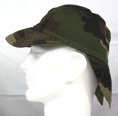 Genuine Surplus French Army CCE Camouflage Bigeard Cap Camo Fatigue Cap Peak