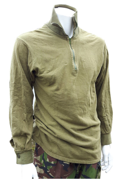 Genuine British Forces Norgee Shirt Thermal Norwegian Shirt Olive Green