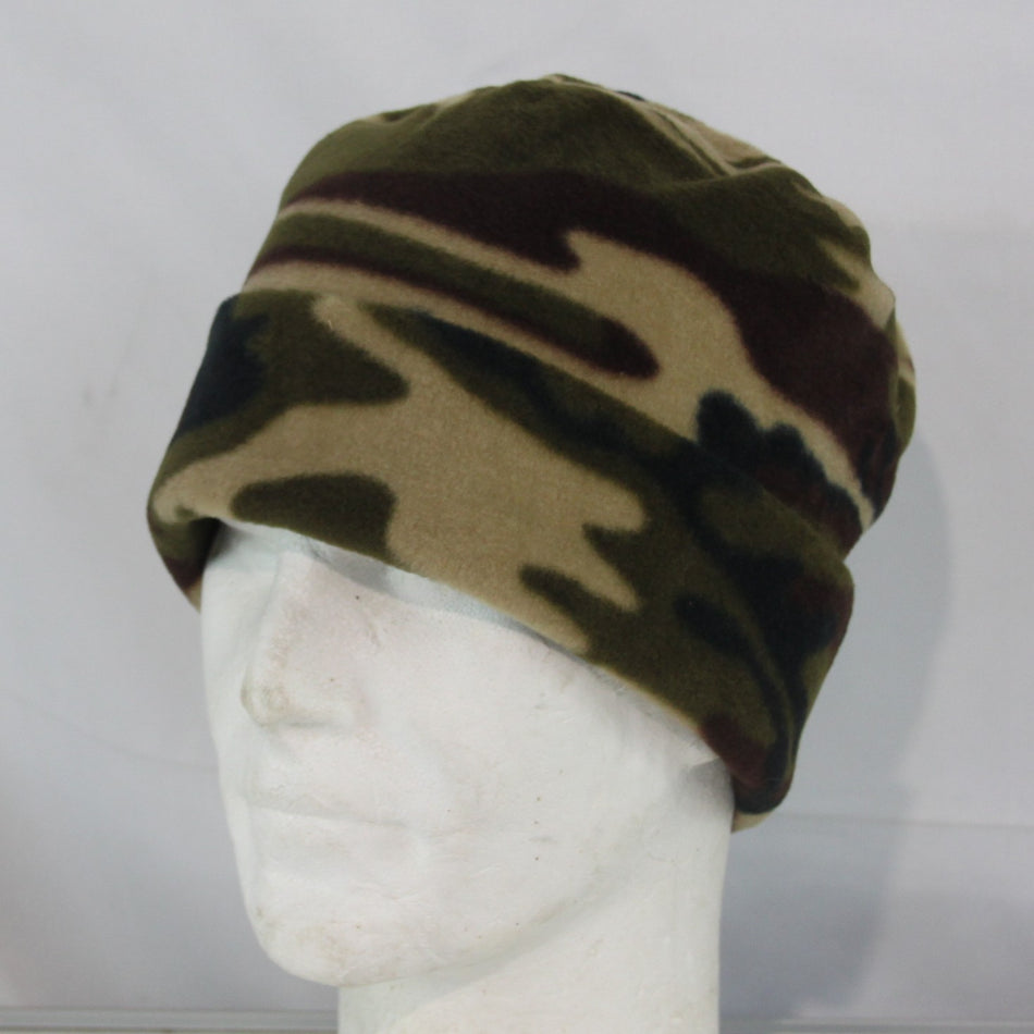 Polar Fleece Camouflage Bob Hat Watch Hat Adult Thermal Warm (HAT063)