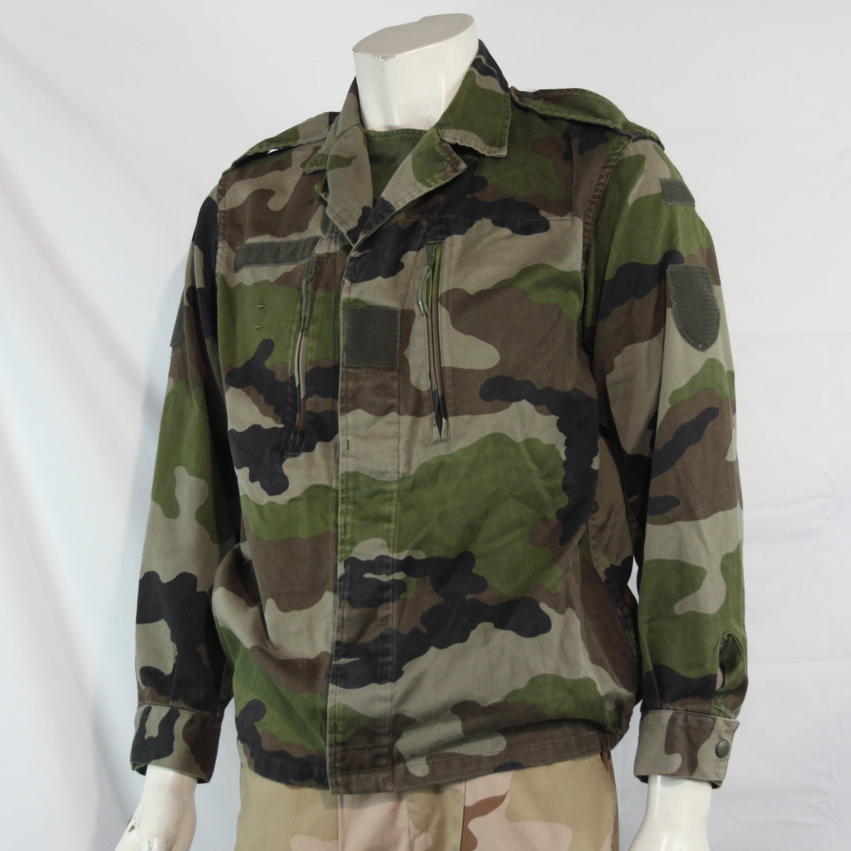FBI Decorated French Military Jacket Camouflage Customized Surplus 36-38" (3605)