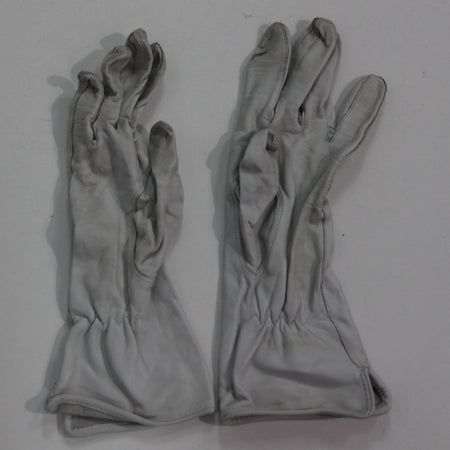 Genuine Surplus British RAF Airforce Flying Gloves Light Grey Size 7 (4344)