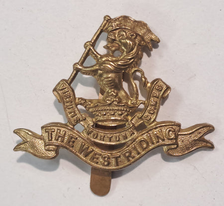 Genuine Surplus British Army Military Cap Badge West Riding Regiment 2633