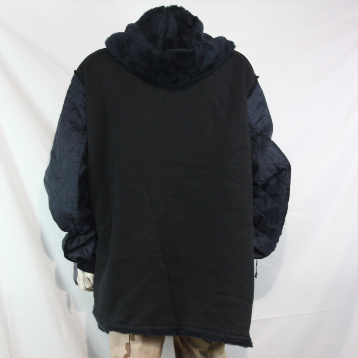 Genuine Surplus Dutch Army Faux Fur Parka Liner Navy Blue Thermal 52-54" (3710)