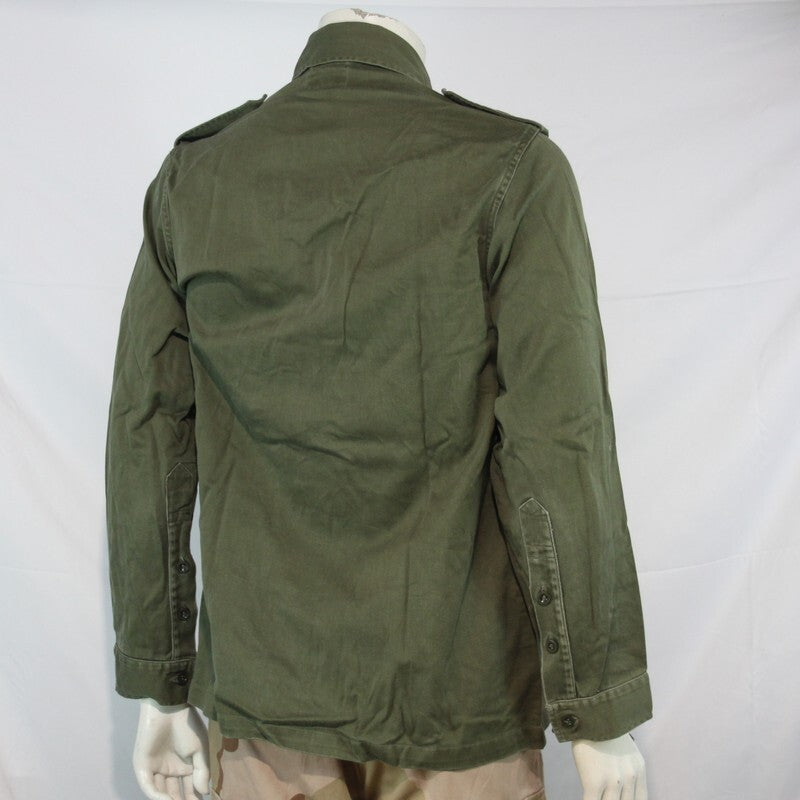 Genuine Surplus Dutch Army Olive Green Vintage Field Shirt Cotton  (3179)