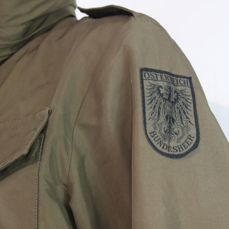 Gore-tex Austrian Army Jacket Parka Olive Repaired Grade2 40-42"  (4289)