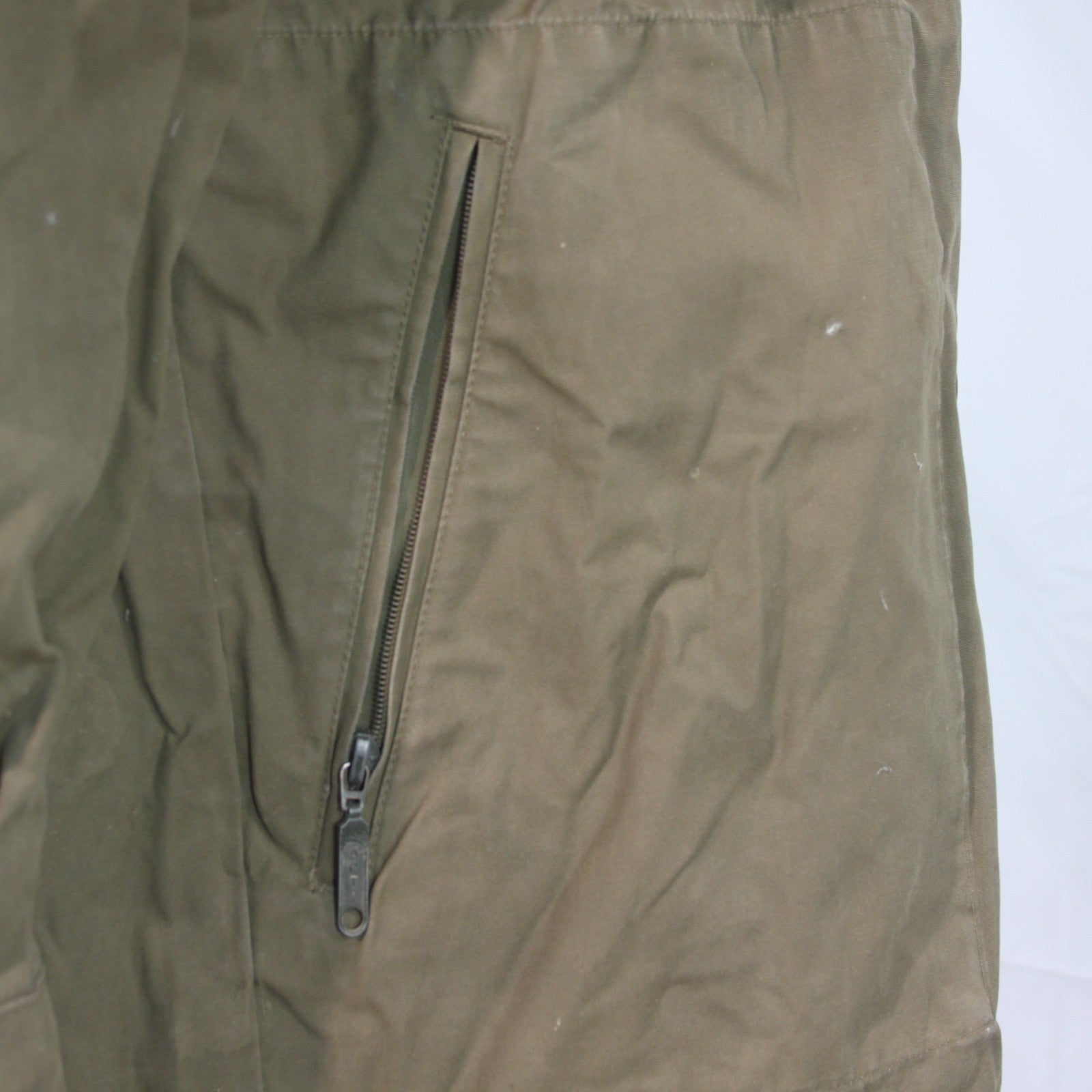 Vintage German Army Windproof Parka Genuine Surplus Water Resistant Olive (3621