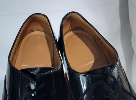 Genuine Surplus British Mens Mess Dress Shoes Formal Black Leather Grade 2 (2410