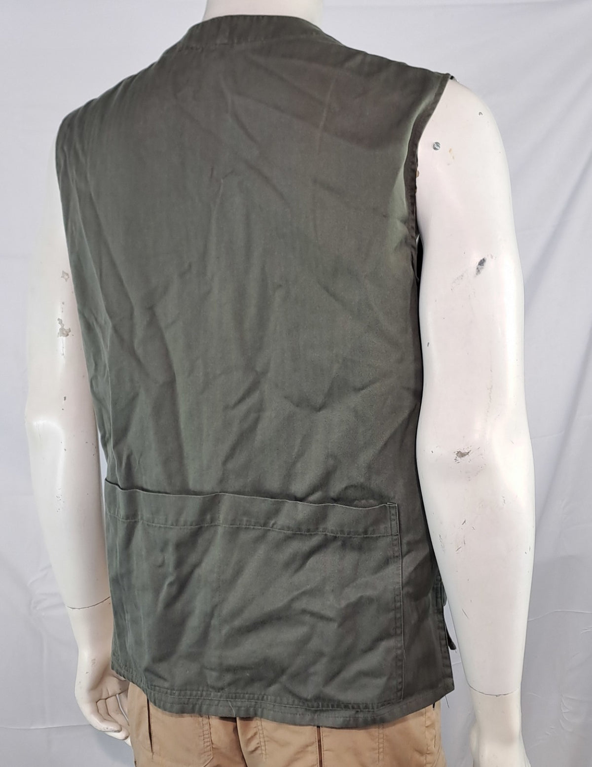 Genuine Surplus French Army Olive Tabard Goa Vest Open Sides (1912)