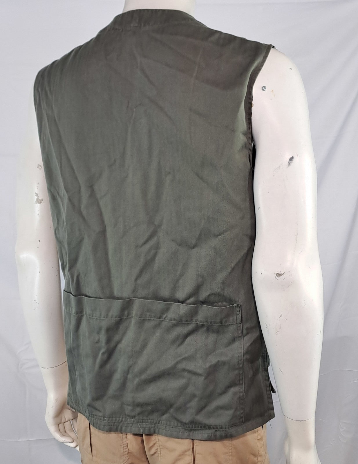 Genuine Surplus French Army Olive Tabard Goa Vest Open Sides (1912)