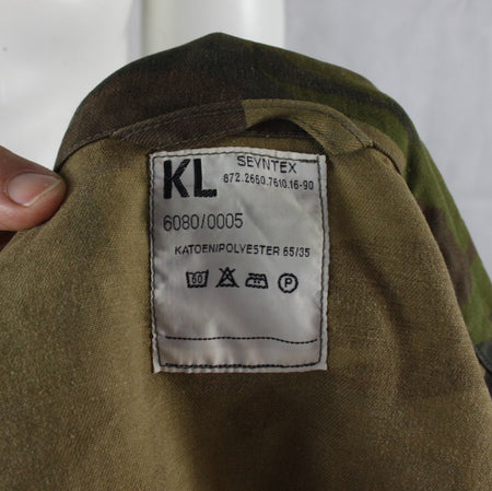 Army Heavy Weight Shirt DPM Camo Genuine Surplus Dutch Army Woodland Camouflage