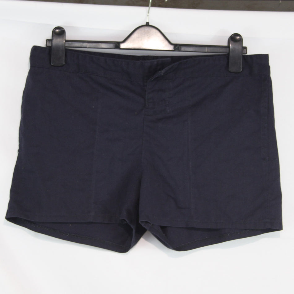 Vintage Genuine Surplus British Forces Tri-Service PT Short Shorts Navy G2(4374)