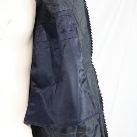 Genuine Surplus French Military Bomber Jacket Pilot Style Navy 44" (3211)