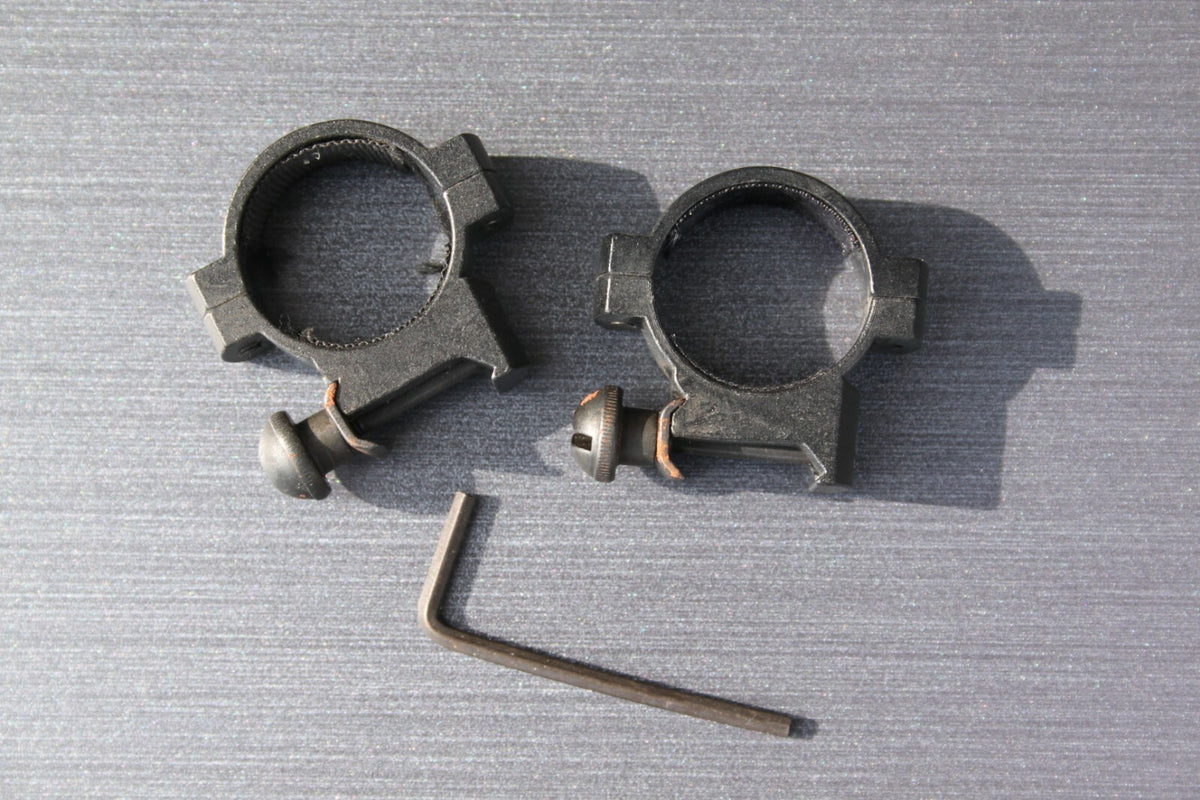 Telescopic Sight Mounts Unbranded Pack of 2 30mm tube 17mm rail Airsoft