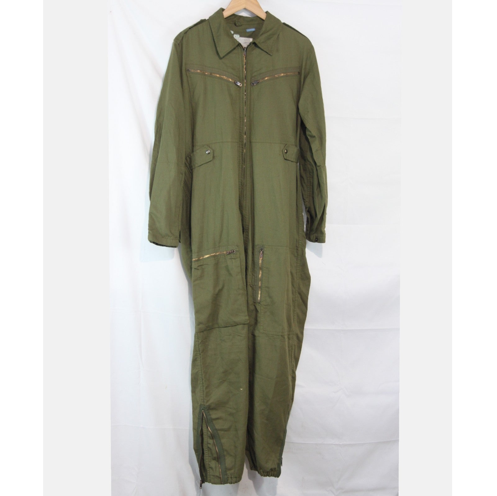Austrian Army Nomex Coverall Olive Green Genuine Surplus Damaged 38-40" (4167)
