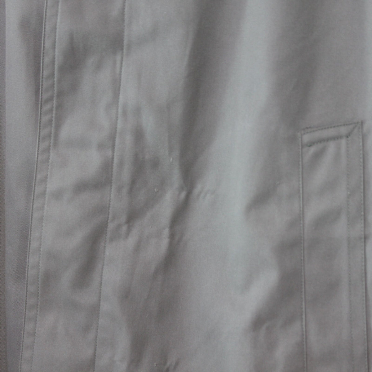 Mens French Army Raincoat Overcoat Genuine Surplus Khaki Grey 34" Chest (3514)