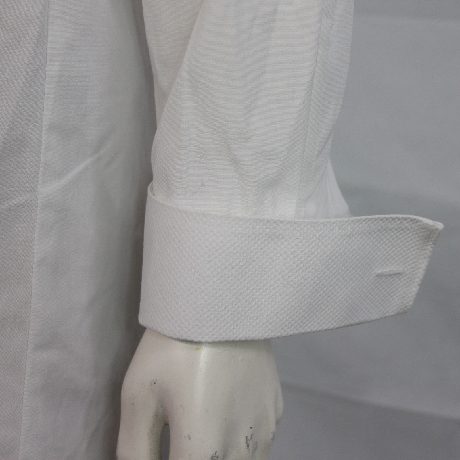 Genuine Surplus British Officers Mess Dress Shirt Marcella Front Mens 39cm(3594)