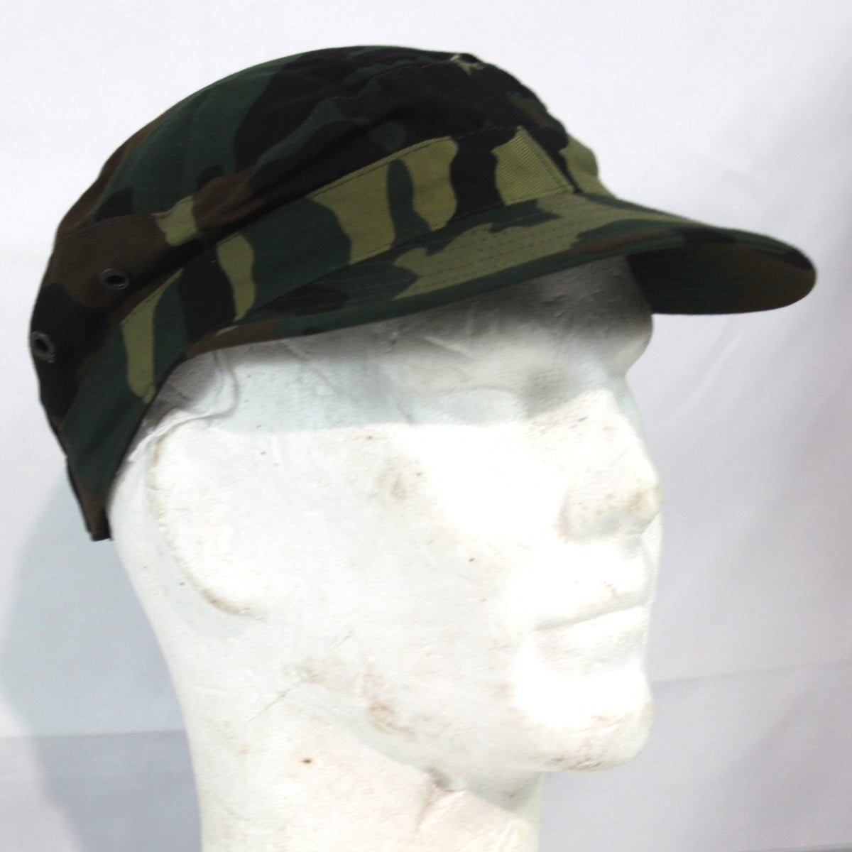 New Camo Cap Italian Army Woodland Peak Hat Genuine Surplus 56-60cm (4402)