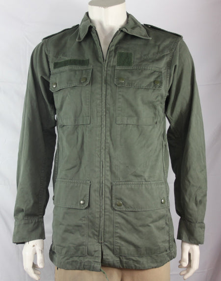 Genuine Surplus French Airforce Lightwight Cotton Canvas Jacket Olive 34" (1405)