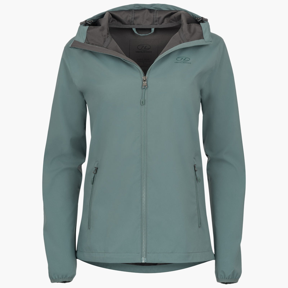 Highlander Ladies Shield Jacket Windproof Water Repellent Slate Grey Clearance