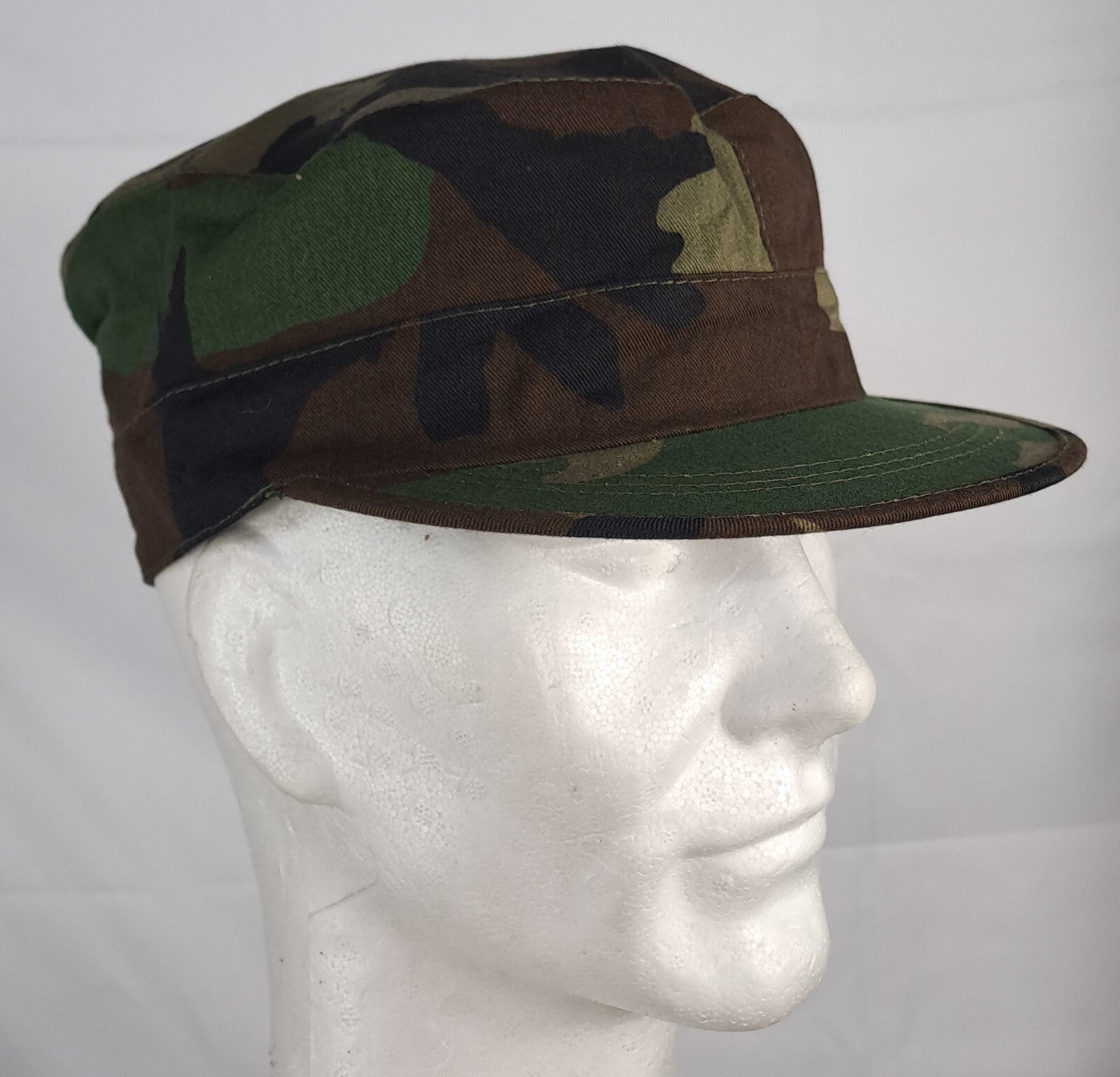 Genuine Surplus US Forces Army Woodland BDU Camouflage Peak Hat Field Cap