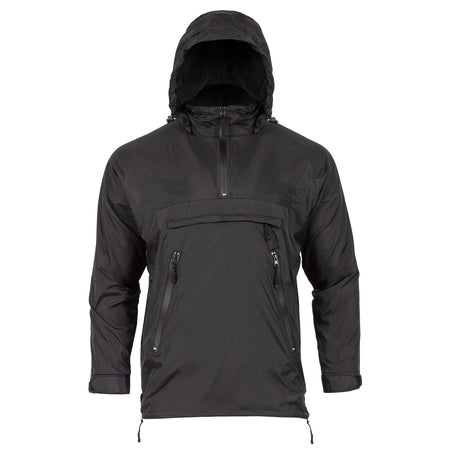 Highlander Halo Smock Lightweight Fleece Lined Pullover Jacket Black Olive Army