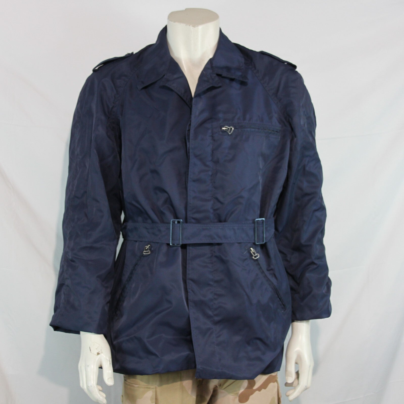 Genuine Surplus Italian Airforce Jacket Nylon Blue 38" (3223)