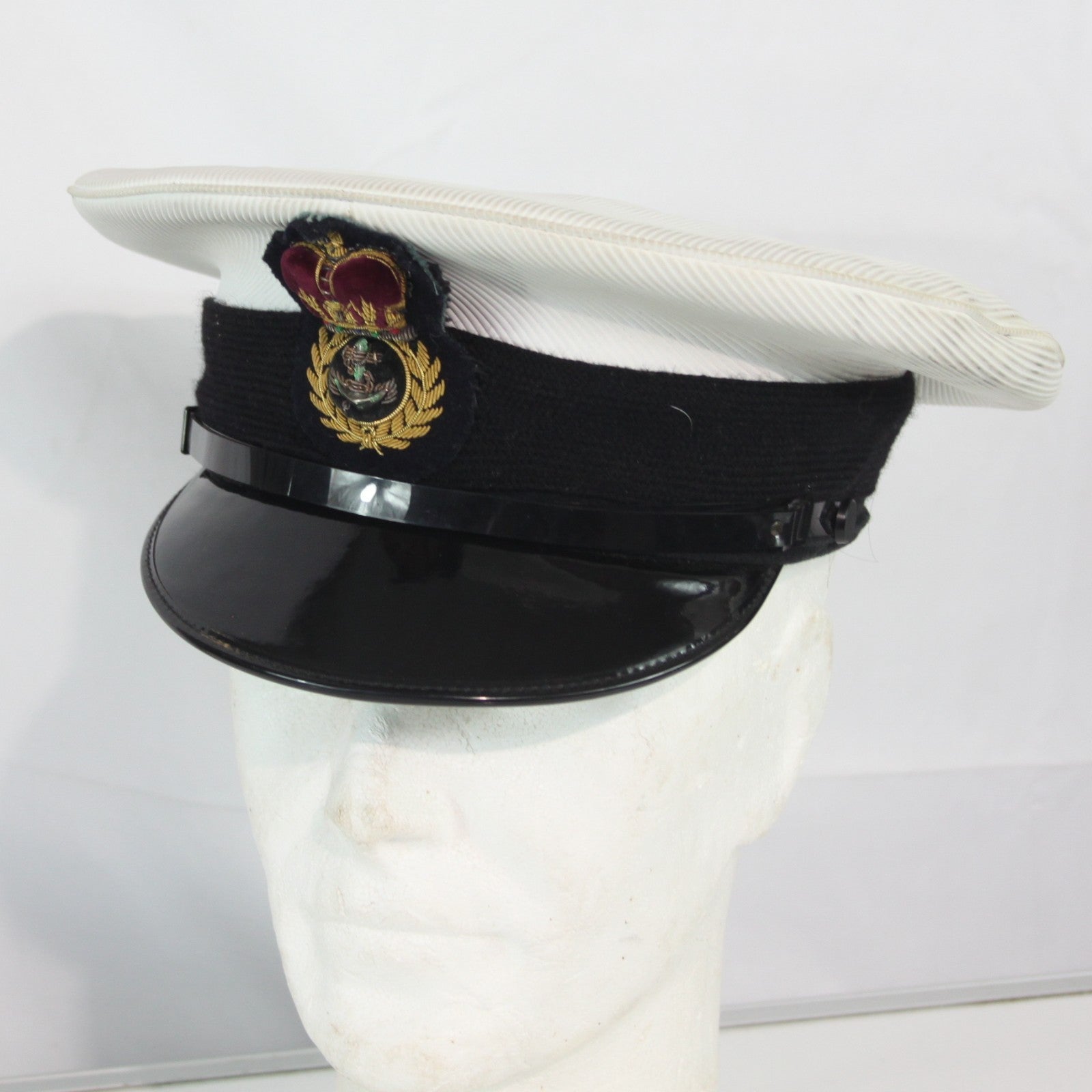 British Royal Navy Petty Officers Mens Dress Hat Genuine Surplus Cap G1 (4449)