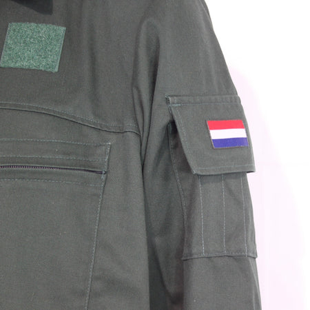 Dutch Army Military Work Shirt Green Heavyweight Genuine Surplus 40" (4131