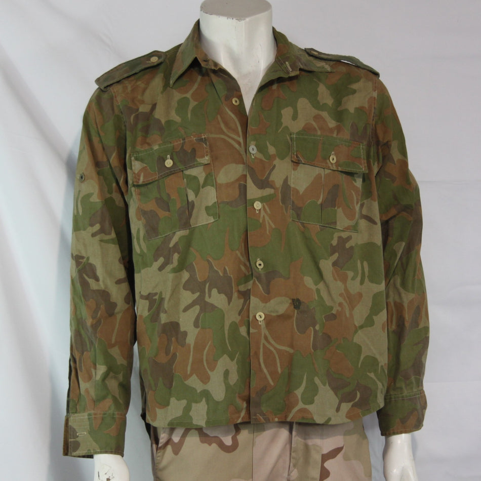 Romanian Army  Camo Shirt Genuine Surplus Jungle 15.5" (4215)