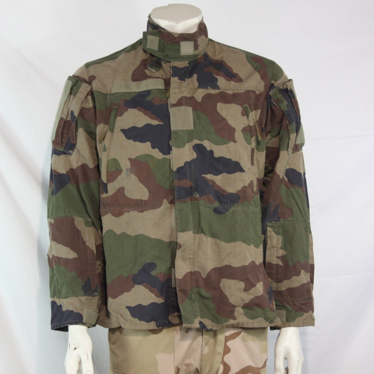 French Army Ripstop Camo Shirt CCE Genuine Surplus 38" Chest Short (4145)