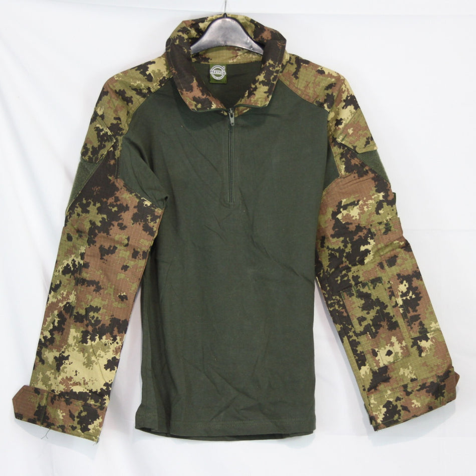 PETZ Co Italian Army Style UBAC Shirt Top Long Sleeve Vege Camo Digital (3315)