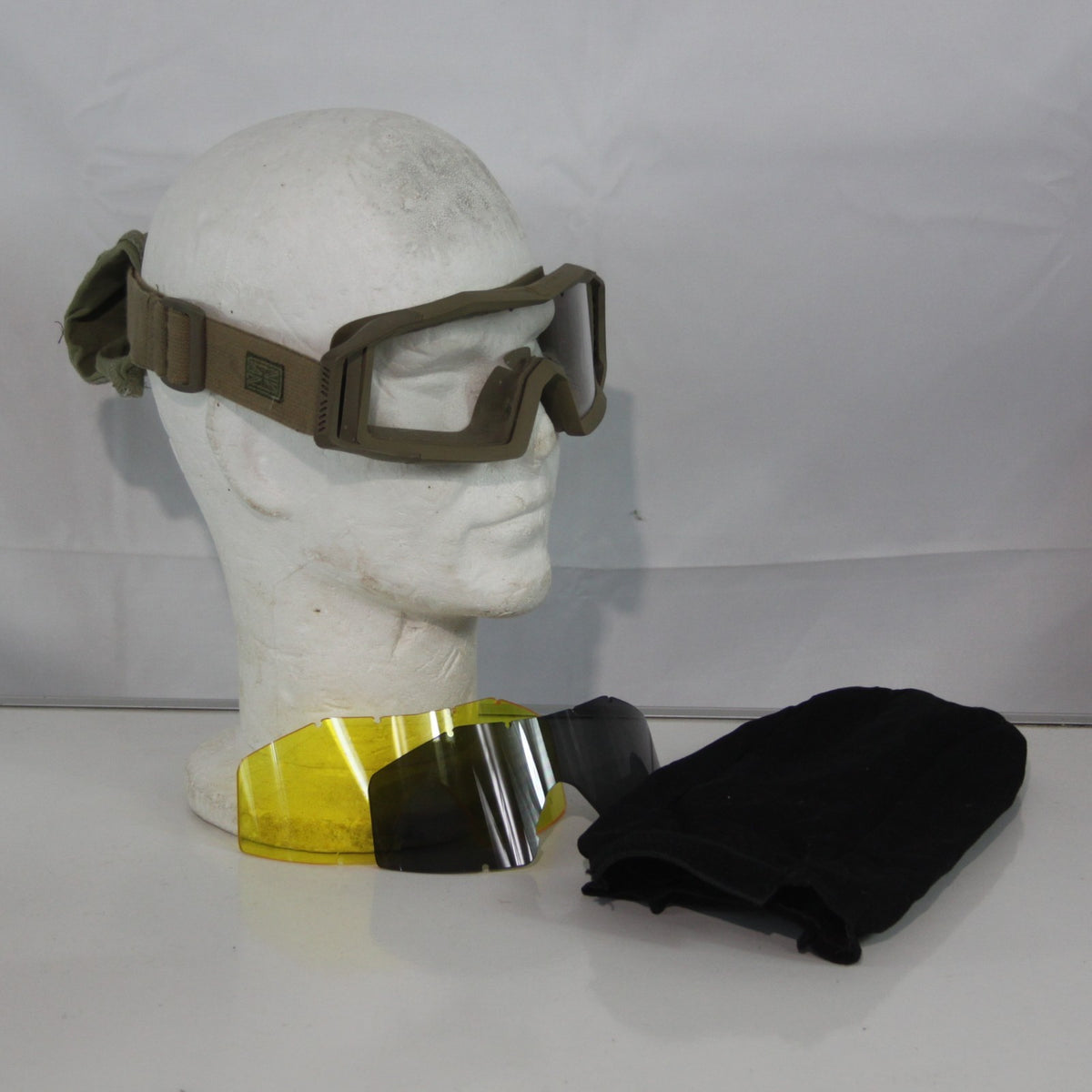 Revision Goggles Dust Snow Tinted Military Issue Bag Genuine Surplus (4398)