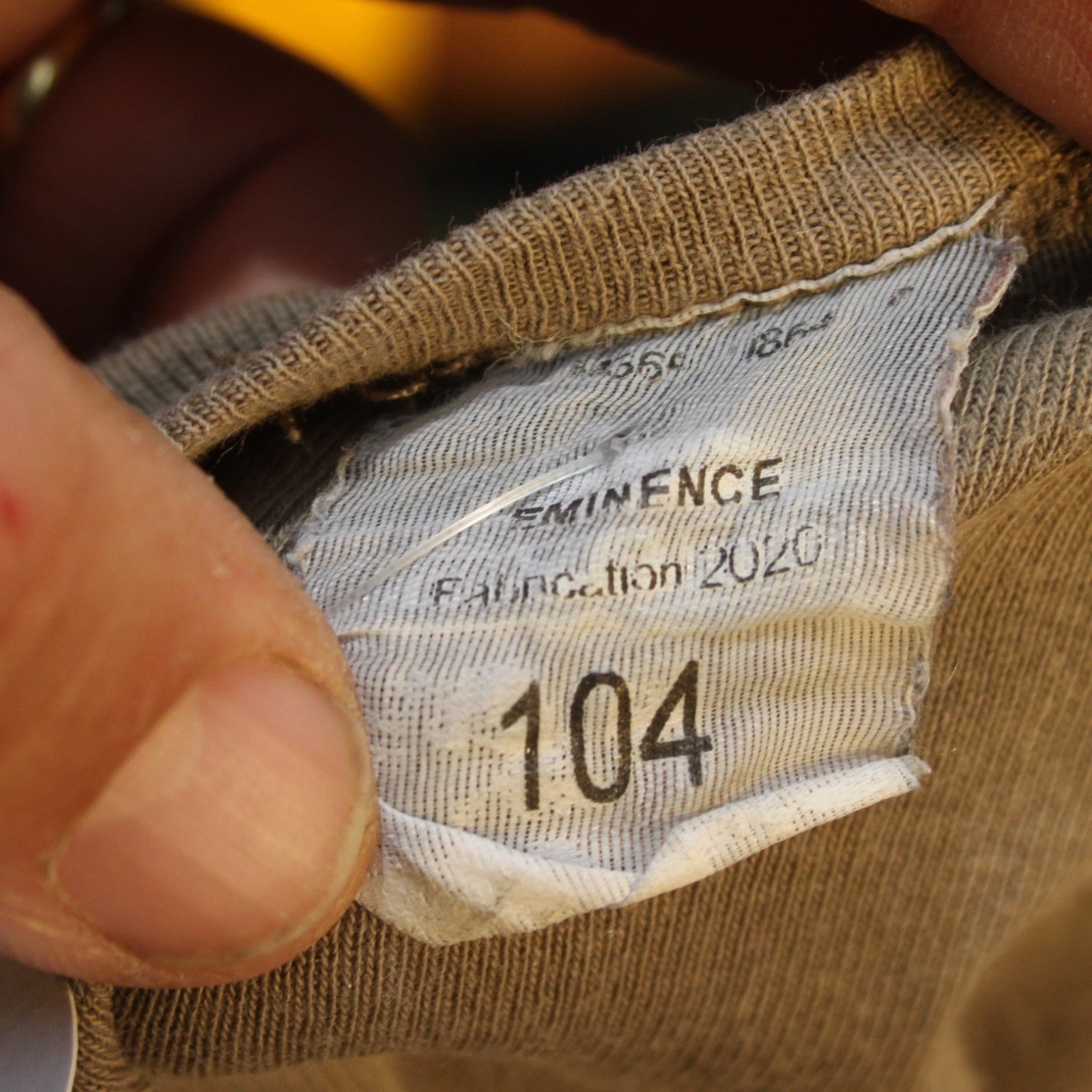 Genuine Surplus French Army T-Shirt Faded Olive (4280)