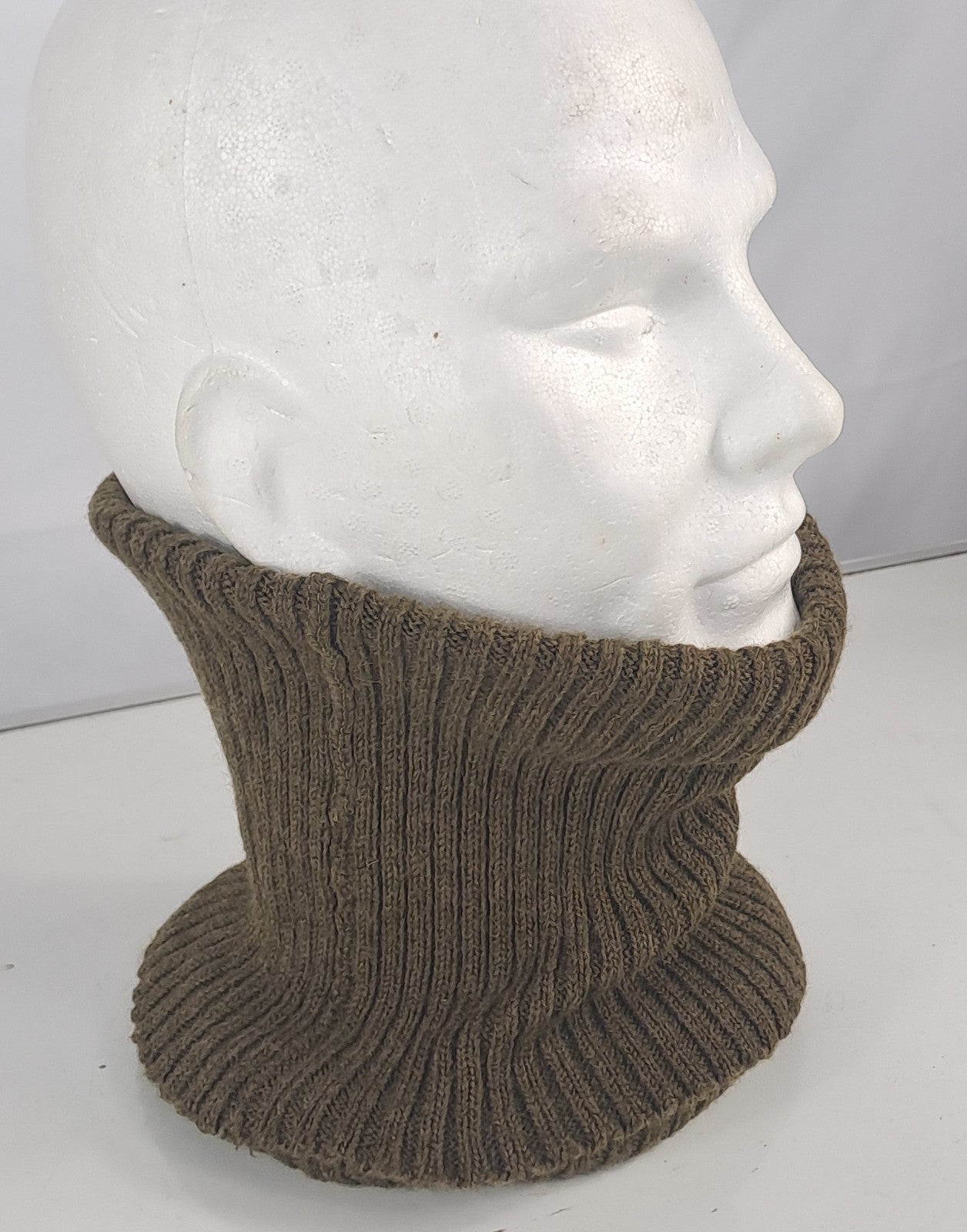 Vintage Headover M50 French Army Chunky Knitted Snood Genuine Surplus (4046)