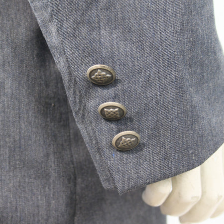 Genuine Surplus Bulgarian Army Dress Uniform Jacket Blue  46" Chest (3566)