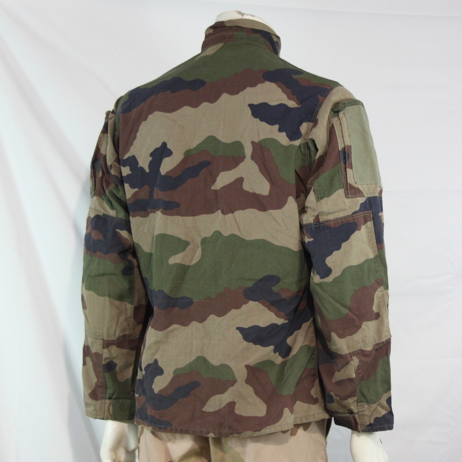 French Army Ripstop Camo Shirt CCE Genuine Surplus 38" Chest Short (4145)