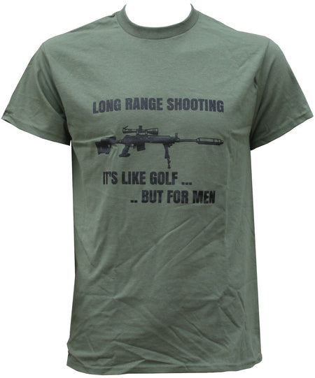 Long Range Shooting Exclusive Printed T-Shirt RAF Army Military Forces Tactical 