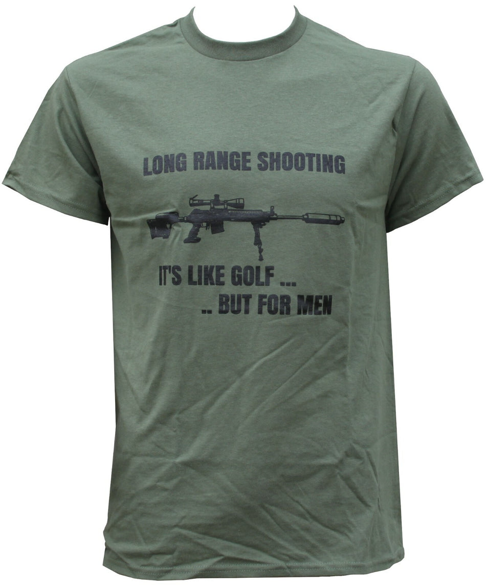 Long Range Shooting Exclusive Printed T-Shirt RAF Army Military Forces Tactical 