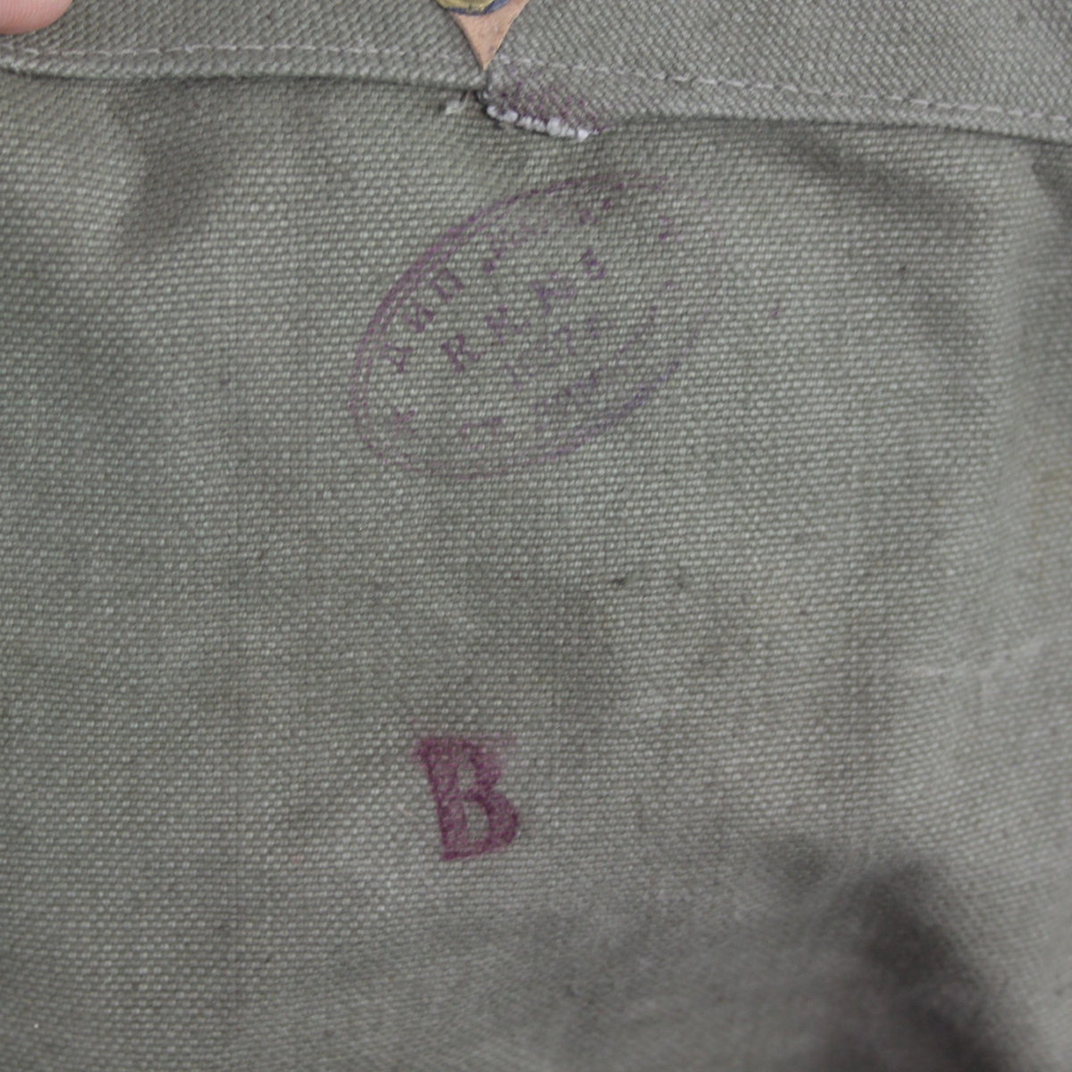 Genuine Surplus Vintage USSR Army Military Side Bag Cold War Russia Canvas  3437
