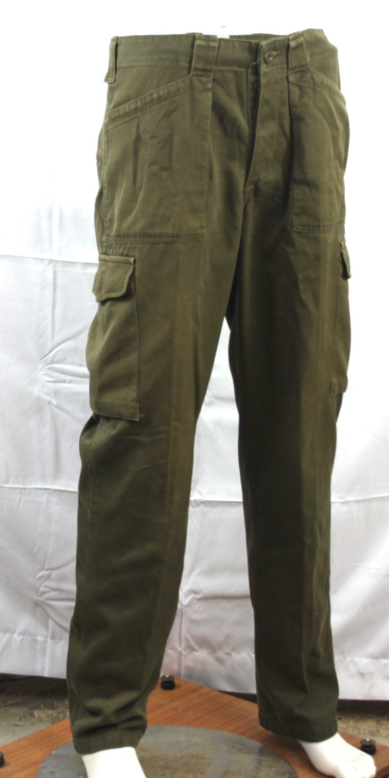 Army Surplus Austrian Olive Polycotton Trousers Lightweight Utility Combat 3655