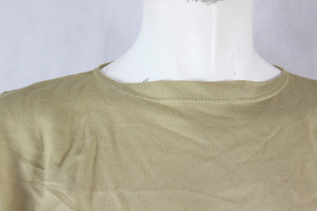Genuine Army Surplus Italian desert Sand T-Shirt Short Sleeve Vintage