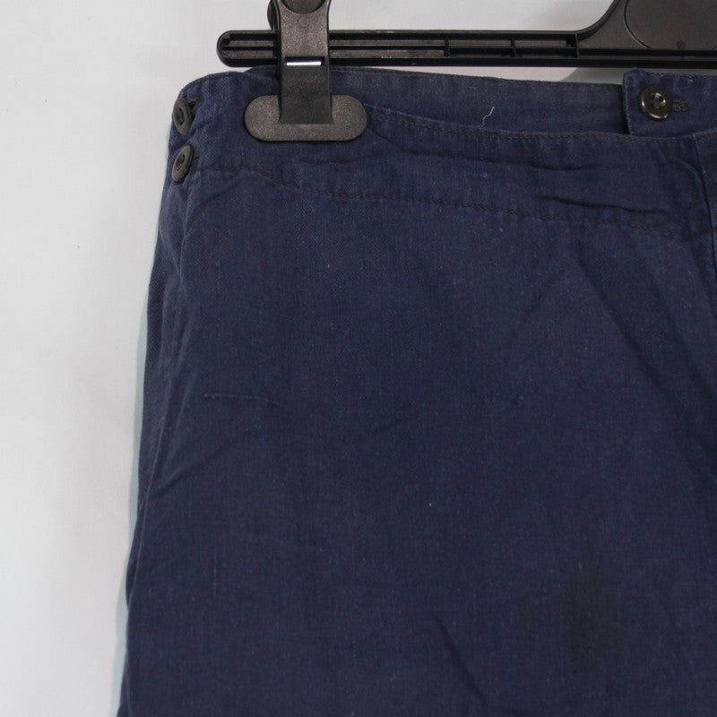 Vintage Bulgarian Naval Surplus Flat Front Trousers Genuine Surplus G2 (3641)
