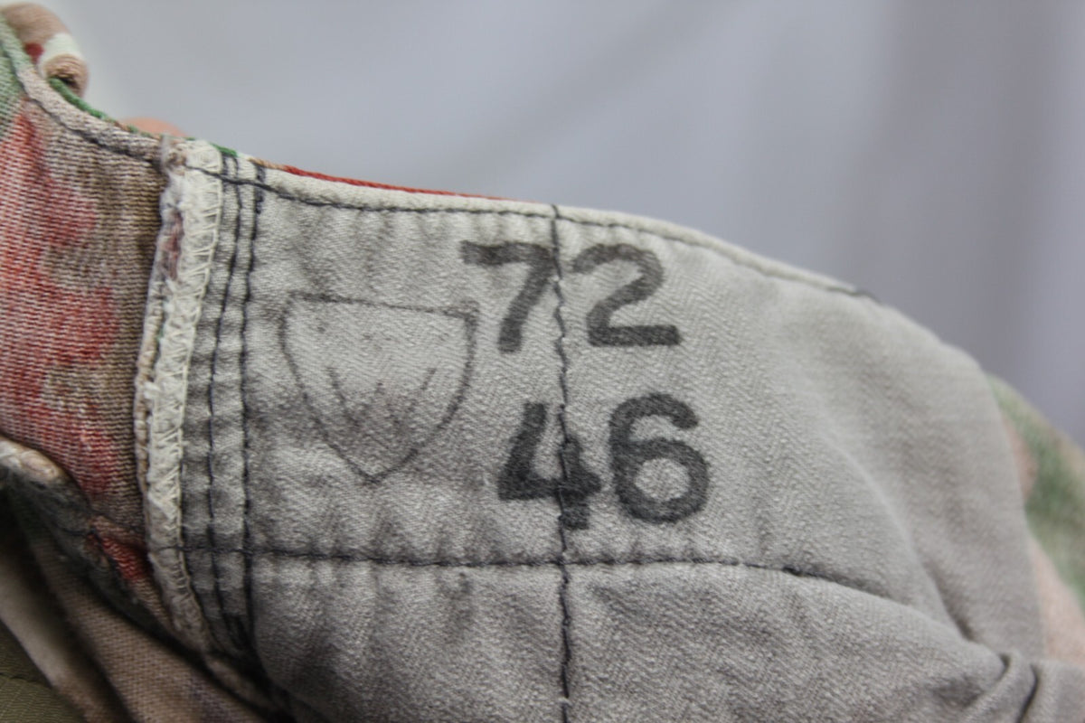 Genuine Surplus Swiss Camouflage Heavyweight Combat Trousers With Pockets (3198)