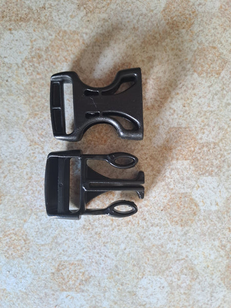 ITW Nexus Airloc Lightweight Side Release Buckles Black Plastic Clips All Sizes