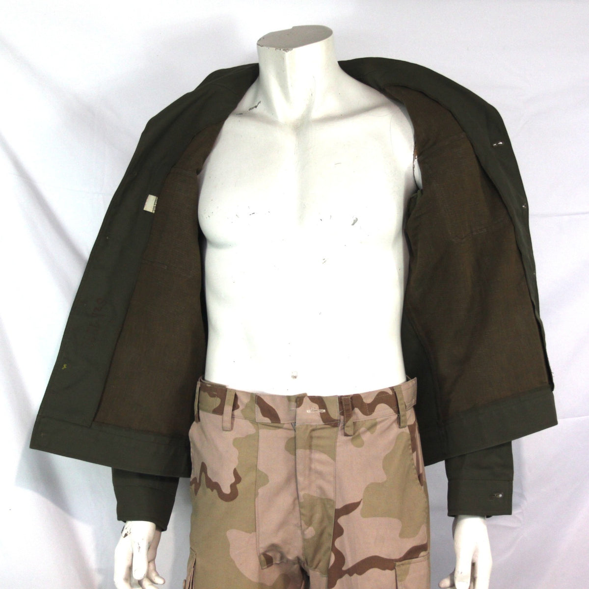 Genuine Surplus Hungarian Army Short Jacket Olive Green 38-40" Chest (3485)