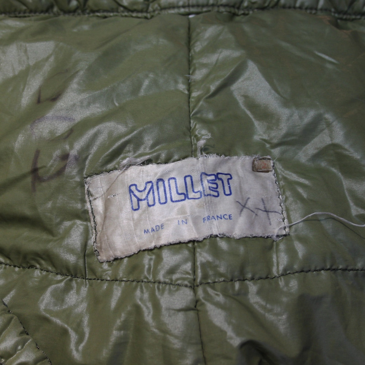 Down FIlled Thermal Trousers Padded Winter French Army NO ELASTIC 42-44"  (3899