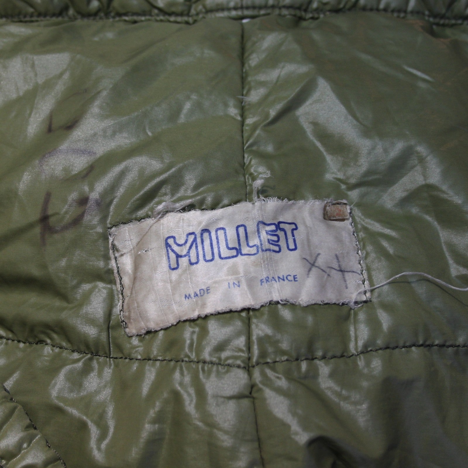 Down FIlled Thermal Trousers Padded Winter French Army NO ELASTIC 42-44"  (3899