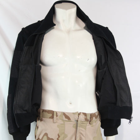 Genuine Surplus Fleece Jacket Water Resistant Black  42" Short (4123)